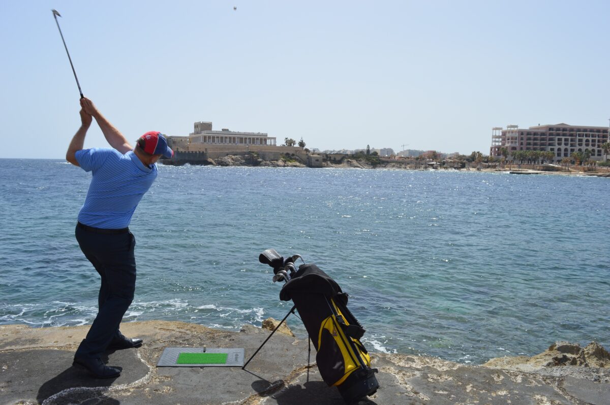 Play eco golf and feed the fish at Corinthia Hotel St George’s Bay